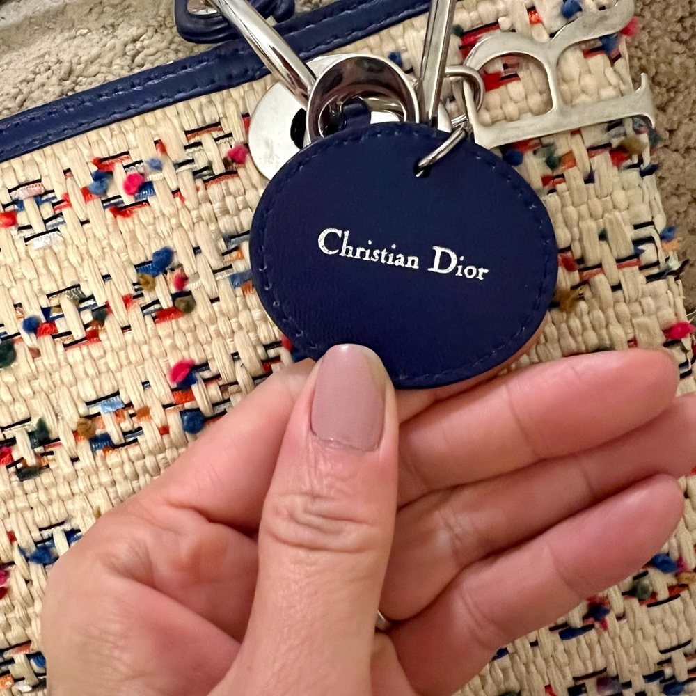 Authentic Dior Raffia lady medium - Picture 16 of 16